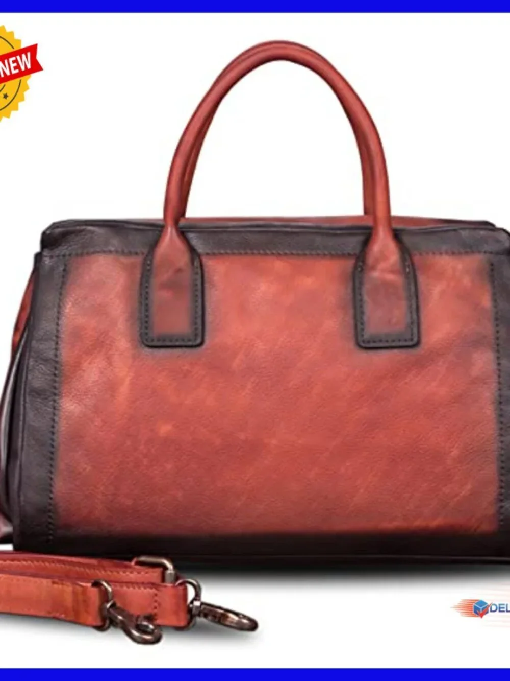 Genuine Leather Satchel Hobo Bag Crossbody Top Handle Large Purse